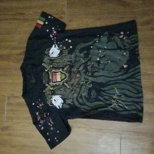 Rebel spirit black tshirt L